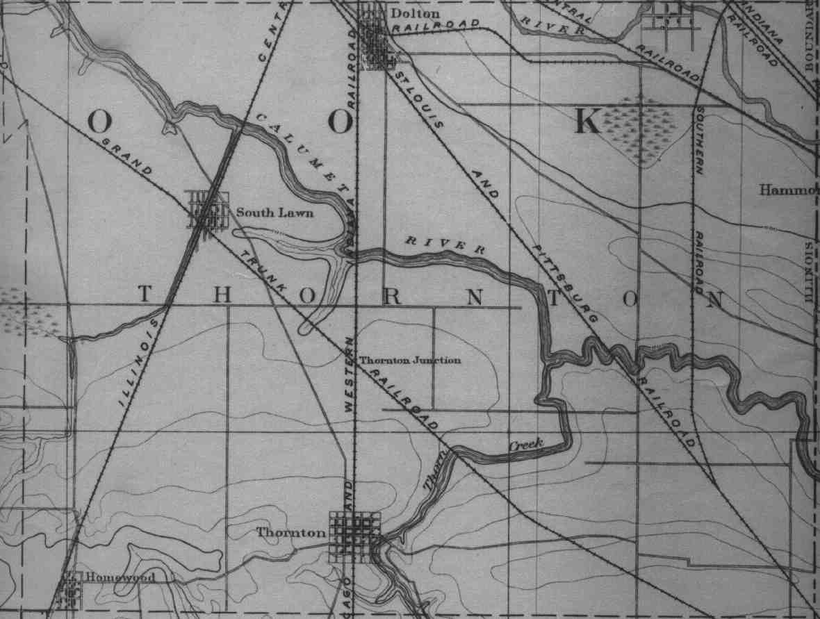 1889 Thornton Twp. topo map